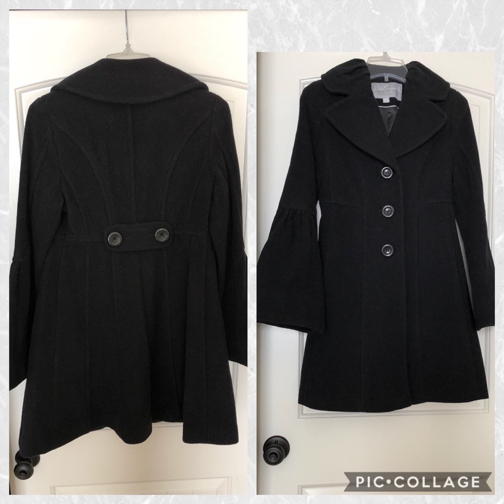Jessica Simpson Wool Coat black XS